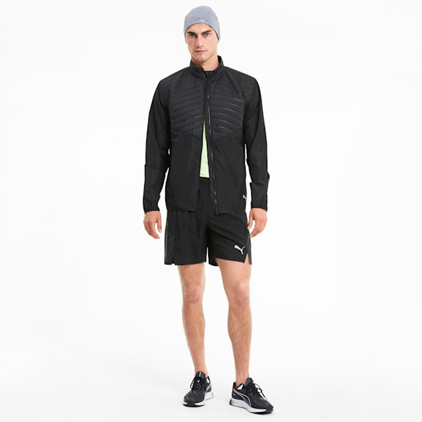 Favourite windCELL Men's Puffer Regular Fit Running Performance Jacket, Puma Black, extralarge-IND