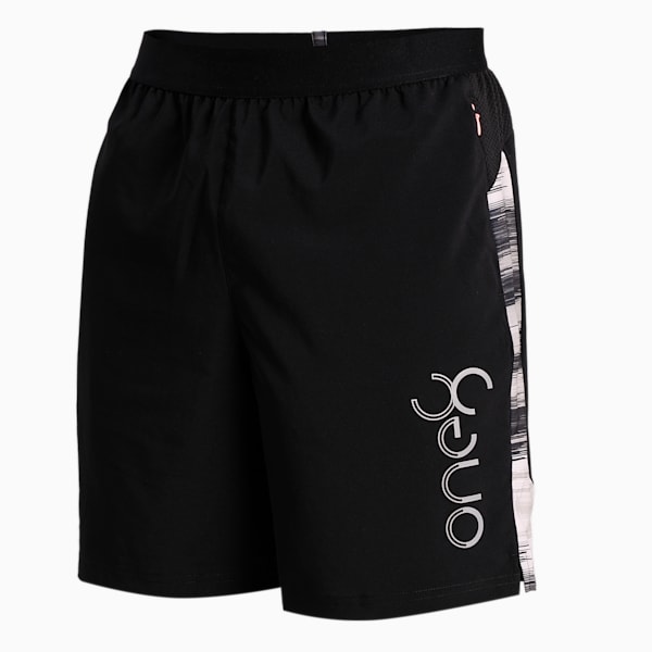 PUMA x one8 Active Woven Men's Shorts, Puma Black-AOP, extralarge-IND