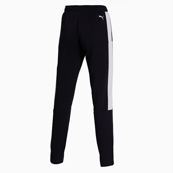 PUMA x Virat Kohli Men's Active Sweatpants, Puma Black-Nrgy Peach, extralarge-IND