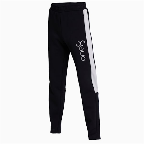 PUMA x Virat Kohli Men's Active Sweatpants, Puma Black-Nrgy Peach, extralarge-IND