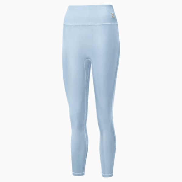 Exhale Solid High Waist 7/8 Women's Training Leggings, Quietude, extralarge-IND