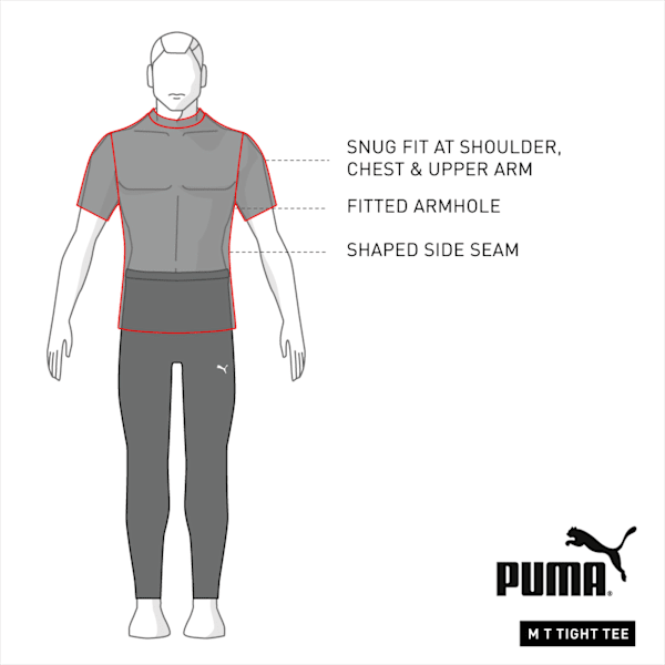 Exo-Adapt Men's Training T-shirt, Puma Black, extralarge-IND