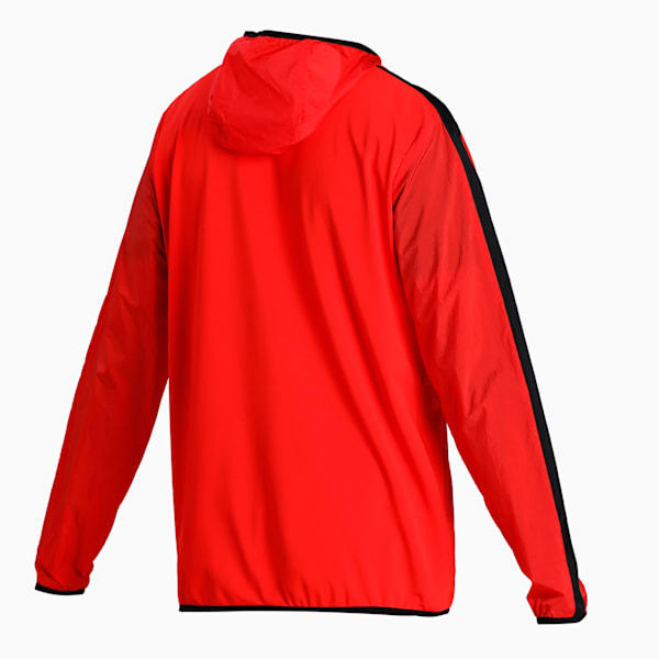 Ultra Woven Men's Training Jacket, Poppy Red-Puma Black, extralarge-IND