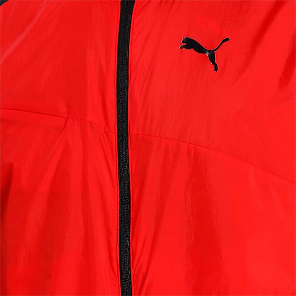 Ultra Woven Men's Training Jacket, Poppy Red-Puma Black, extralarge-IND