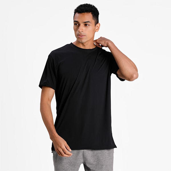 Graphic Short Sleeve Men's Training  Relaxed T-Shirt, Puma Black, extralarge-IND