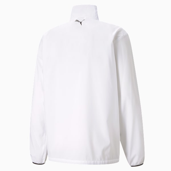 Graphic Men's Half Zip Training Jacket, Puma White, extralarge