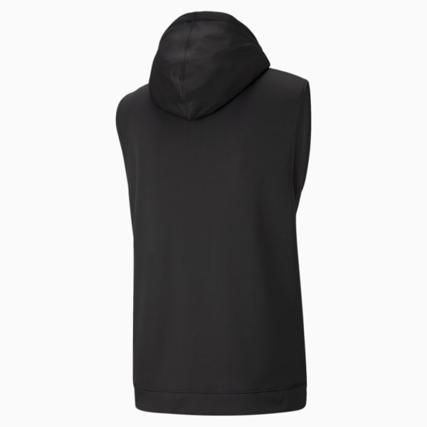 Tech Knit Men's Sleeveless Training Hoodie, Puma Black, extralarge