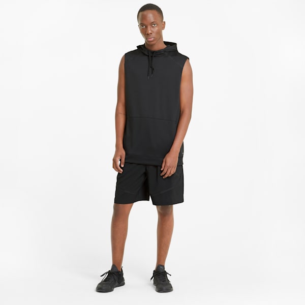 Tech Knit Men's Sleeveless Training Hoodie, Puma Black, extralarge