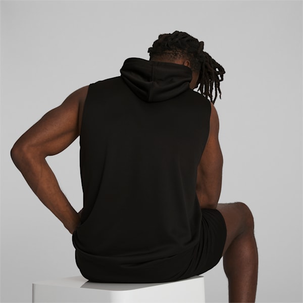 Sudadera Training Tech Knit para Hombre, PUMA Black-Cool Dark Gray, extralarge