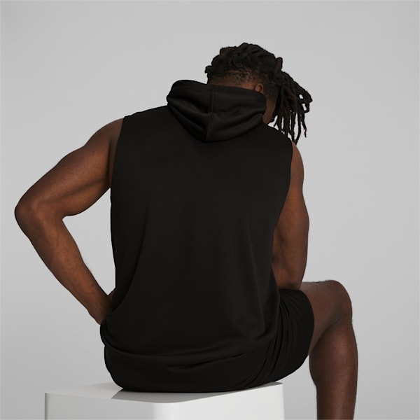 Nike Dri-fit Hooded Men's Sleeveless Training Top in Black for Men