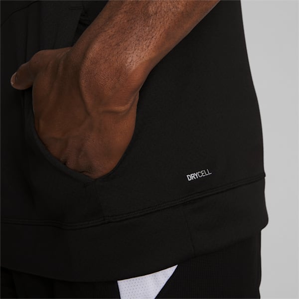 Sudadera Training Tech Knit para Hombre, PUMA Black-Cool Dark Gray, extralarge