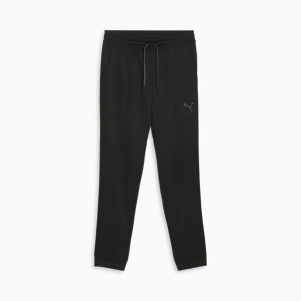 Pants Train Tech Knit para Hombre, PUMA Black-Cool Dark Gray, extralarge
