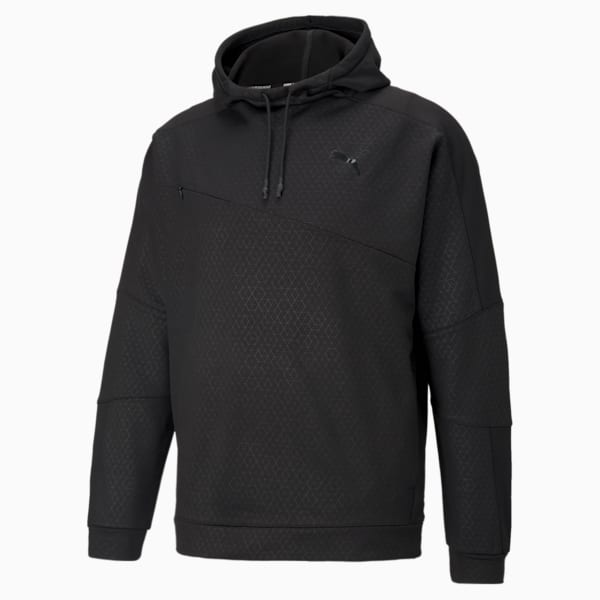 Activate Knitted Men's Training Hoodie, Puma Black, extralarge-IND