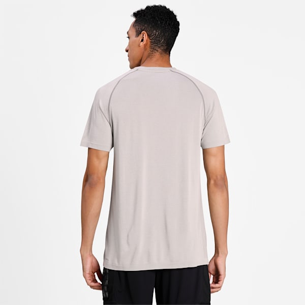TRAIN Favourite evoKNIT SSl Men's Slim T-Shirt, Medium Gray Heather, extralarge-IND