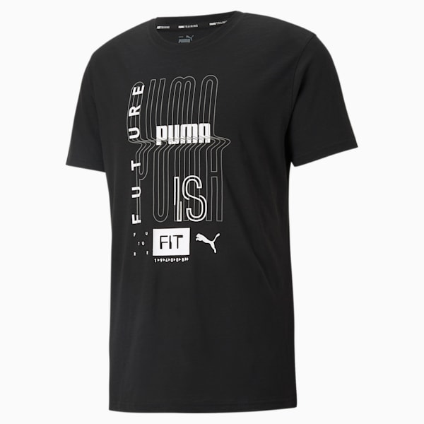Performance Graphic Men's Training  Relaxed T-Shirt, Puma Black, extralarge-IND