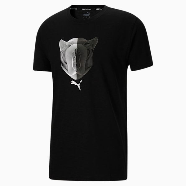Performance Men's Graphic Tee, Puma Black, extralarge