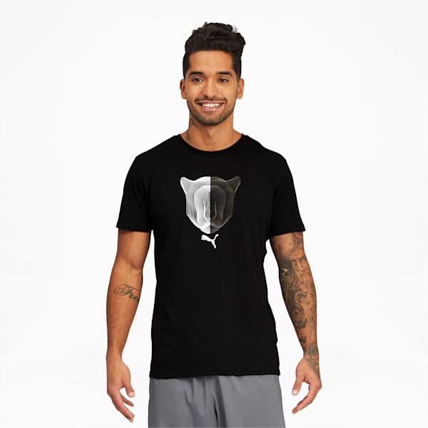 Performance Men's Graphic Tee, Puma Black, extralarge