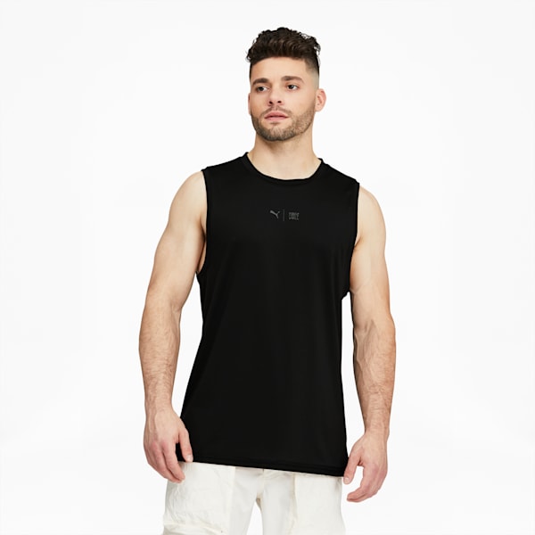 PUMA x FIRST MILE Men's Sleeveless Training Tee, Puma Black, extralarge