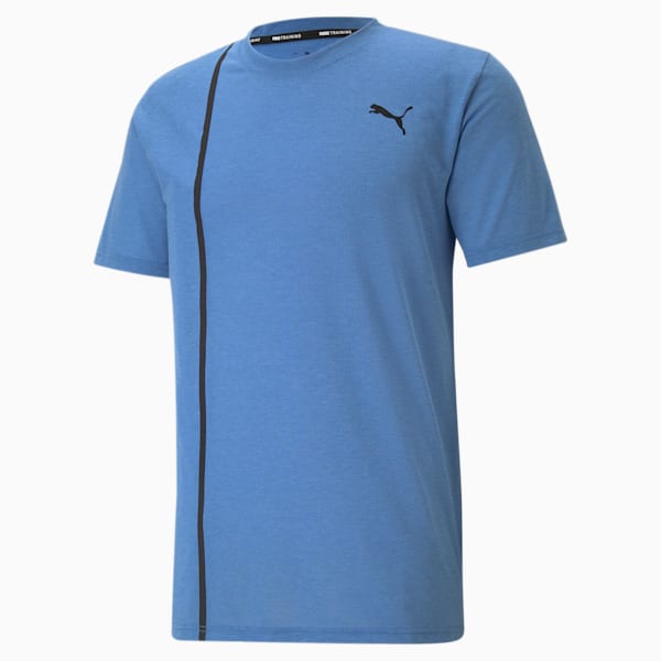 Tech Short Sleeve Men's Training Slim T-shirt, Star Sapphire, extralarge-IND