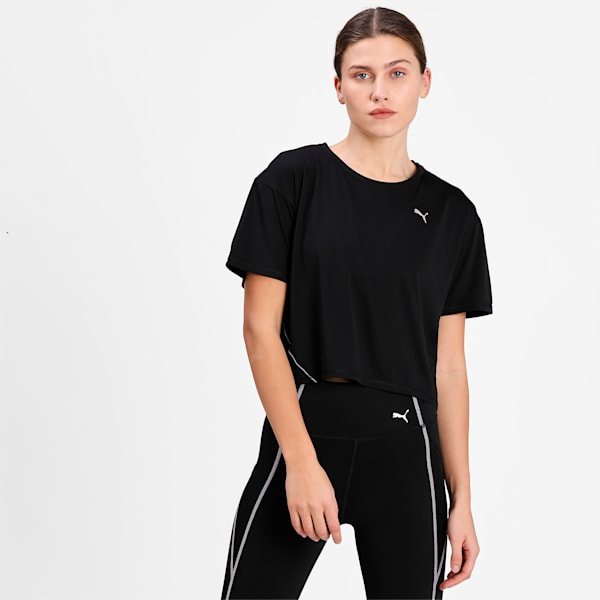 COOLadapt Short Sleeve Women's Running  T-shirt, Puma Black, extralarge-IND