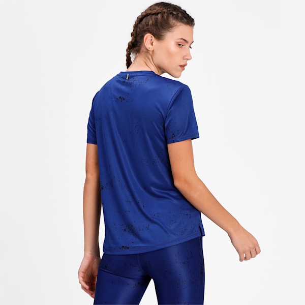 Graphic Women's Running T-Shirt, Elektro Blue, extralarge-IND