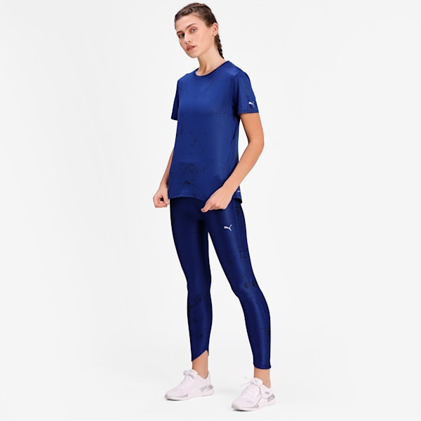 Graphic Women's Running T-Shirt, Elektro Blue, extralarge-IND