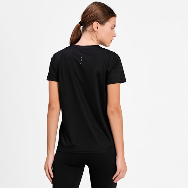 Favourite Short Sleeve Regular Fit Women's Running  T-shirt, Puma Black