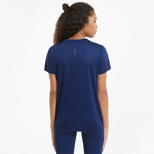 Favorite Women's Running Tee, Elektro Blue-Elektro Peach, extralarge