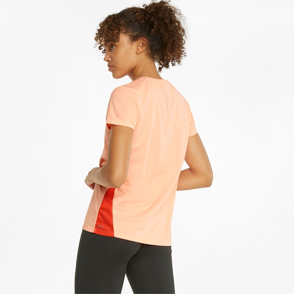 Favourite Short Sleeve Regular Fit Women's Running  T-shirt, Fizzy Melon-Firelight, extralarge-IND