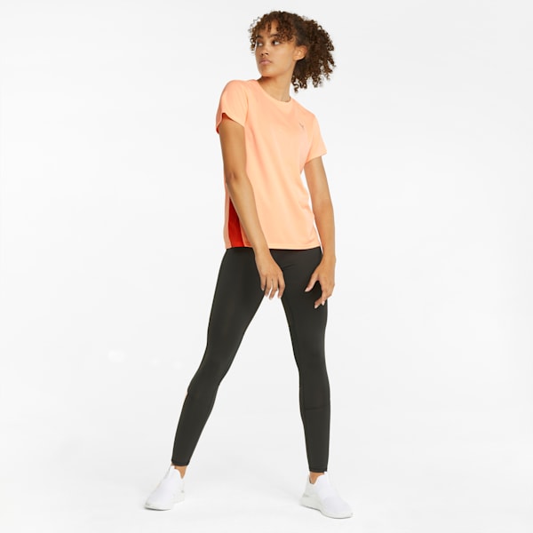 Favourite Short Sleeve Regular Fit Women's Running  T-shirt, Fizzy Melon-Firelight, extralarge-IND
