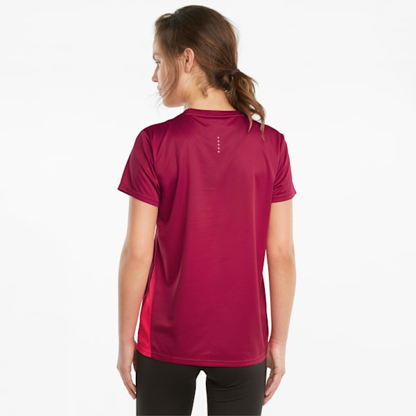 Favourite Short Sleeve Regular Fit Women's Running  T-shirt, Persian Red-Sunblaze, extralarge-AUS