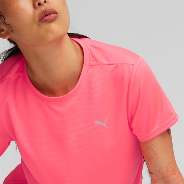 Favourite Short Sleeve Regular Fit Women's Running  T-shirt, Sunset Glow, extralarge-IND