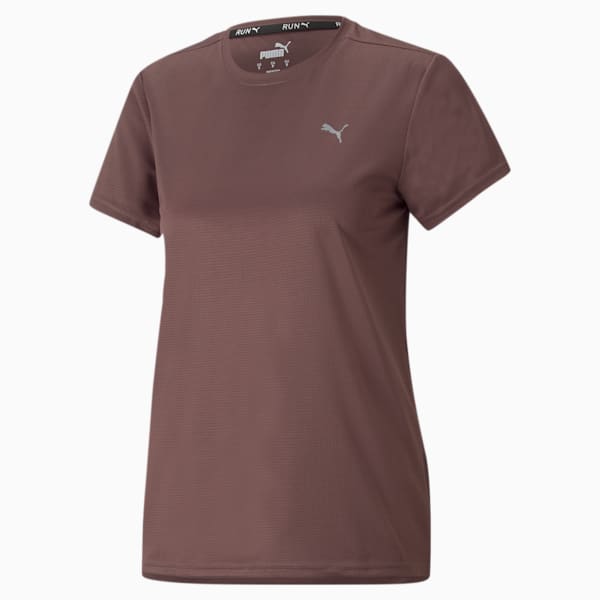 Favourite Short Sleeve Regular Fit Women's Running  T-shirt, Dusty Plum, extralarge-IND
