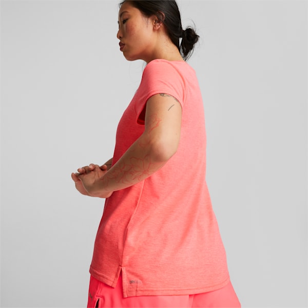 Favourite Heather Women's Running  T-shirt, Sunset Glow, extralarge-IND