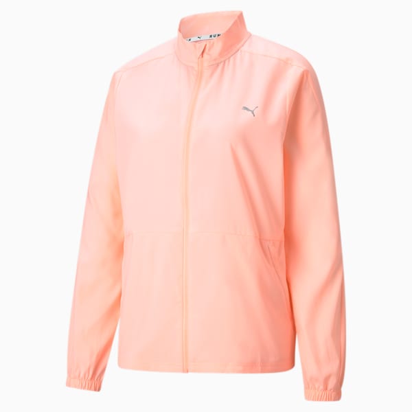 Favourite Women's Running Jacket, Elektro Peach, extralarge-IND