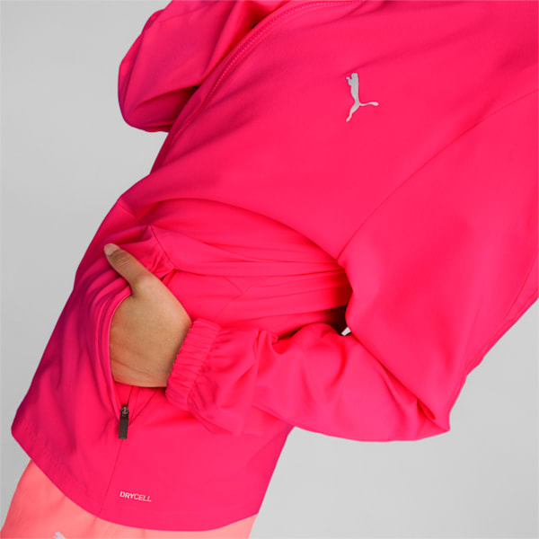 Favourite Woven Women's Running Jacket, Sunset Glow