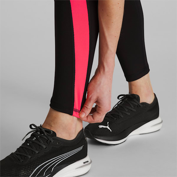 Favorite Women's Running Leggings, Puma Black-Sunblaze