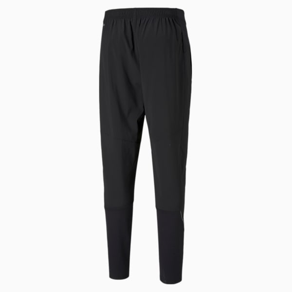 Woven Tapered Men's Running Pants, Puma Black, extralarge-IND