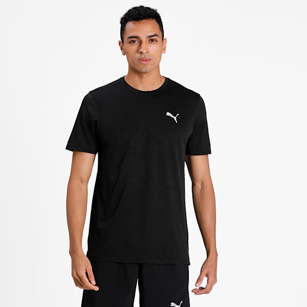 Favourite Heather Men's Running  T-shirt, Puma Black Heather, extralarge-IND
