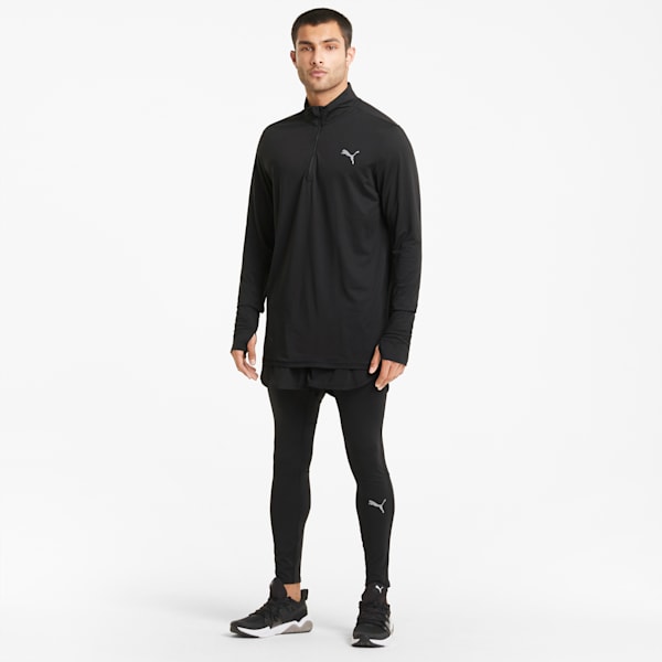 Favourite Quarter-Zip Men's Running Tee, Puma Black