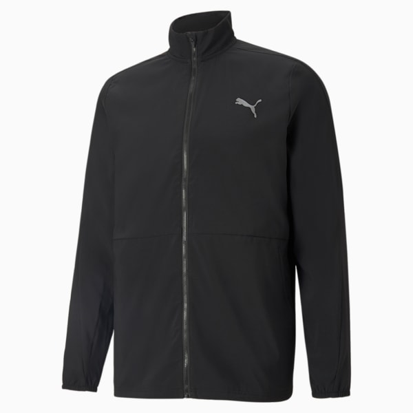 Fan Favorite Woven Men's Running Jacket, Puma Black, extralarge