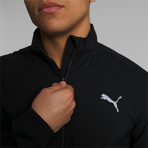 Fan Favorite Woven Men's Running Jacket, Puma Black, extralarge