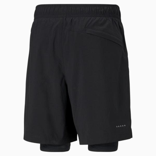 Favorite 2-in-1 Men's Woven Running Shorts, Puma Black, extralarge