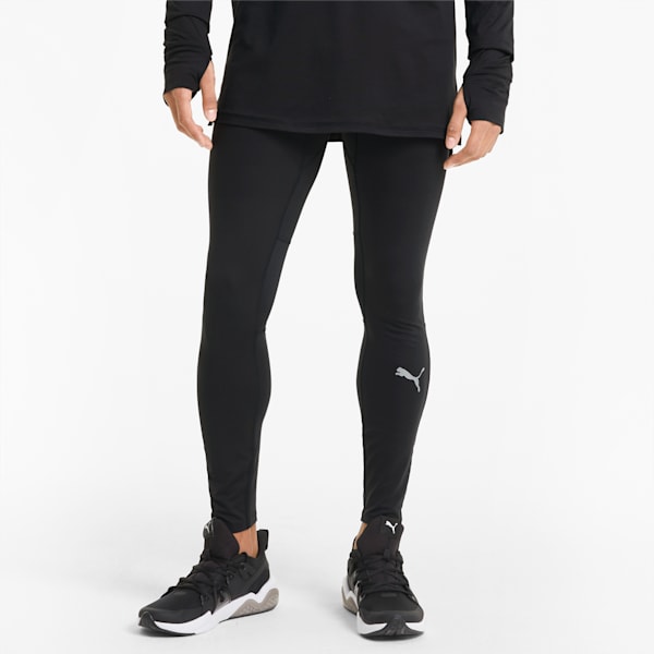 Favourite Long Sleeve Men's Running  Slim T-shirt, Puma Black, extralarge-AUS