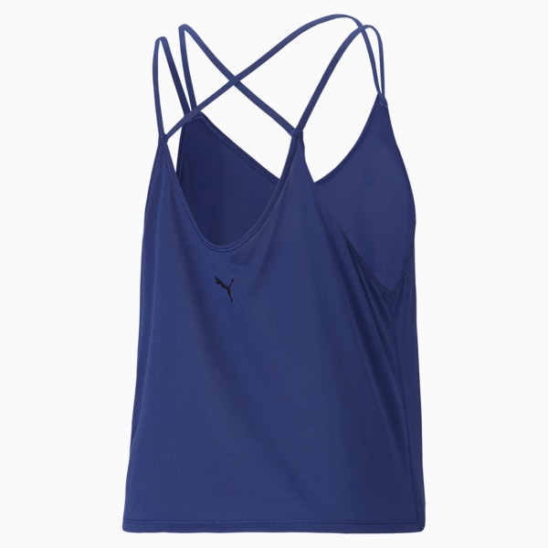 Studio Graphene Strappy Women's Training Tank Top, Elektro Blue, extralarge-IND