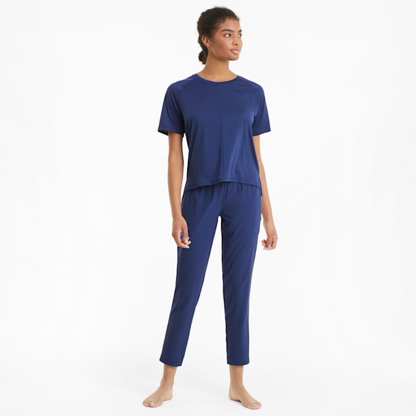 Studio Graphene Relaxed Fit Women's Training Relaxed T-shirt, Elektro Blue, extralarge-IND