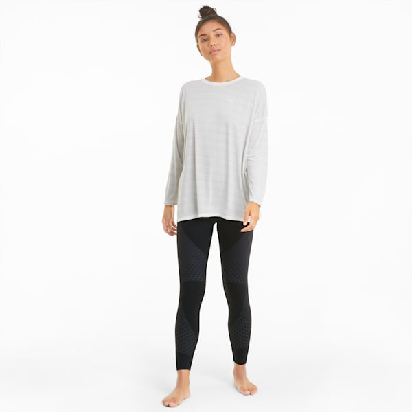 Studio Porcelain Full-Length Women's Training Leggings, Puma Black-print, extralarge-IND