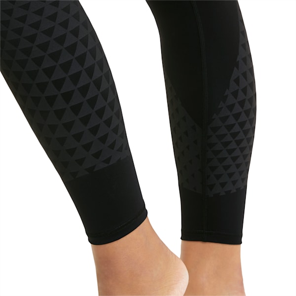 Studio Porcelain Full-Length Women's Training Leggings, Puma Black-print, extralarge-IND