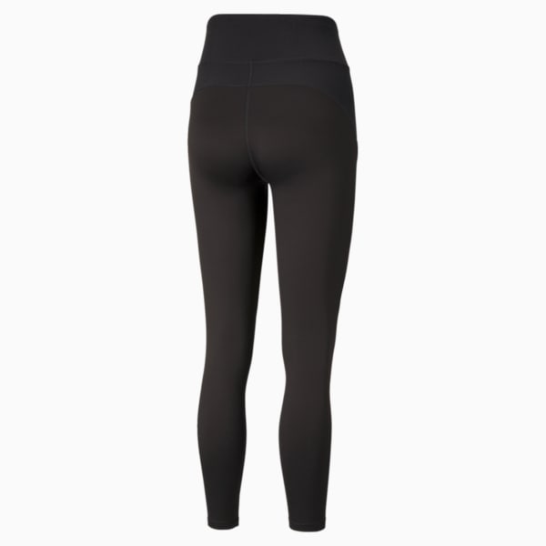 Studio Women's Ribbed High Waist 7/8 Leggings, Puma Black, extralarge