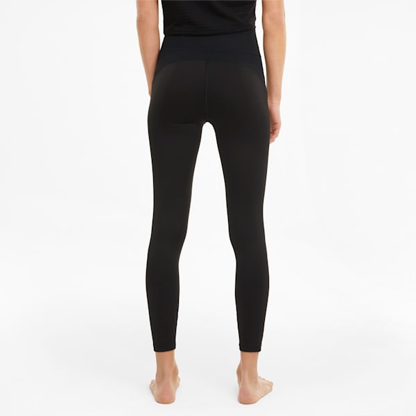 Studio Women's Ribbed High Waist 7/8 Leggings, Puma Black, extralarge